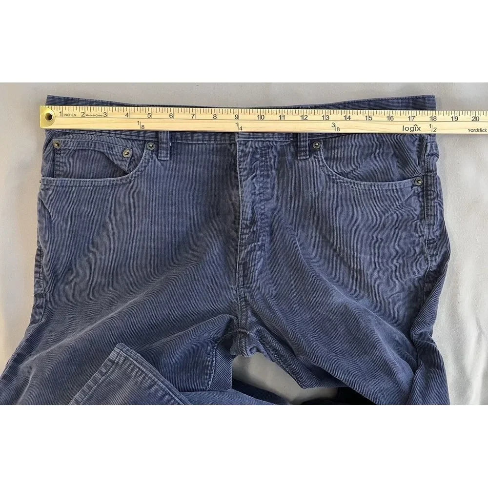J. Crew Flex Slim Fit Corduroy‎ Pants Men's Size 35x32 (36x31